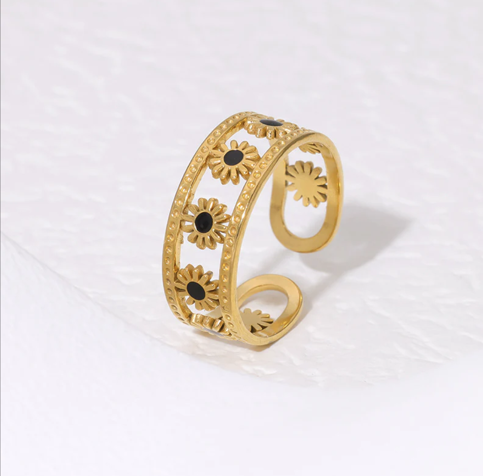 Sunflower Open Ring