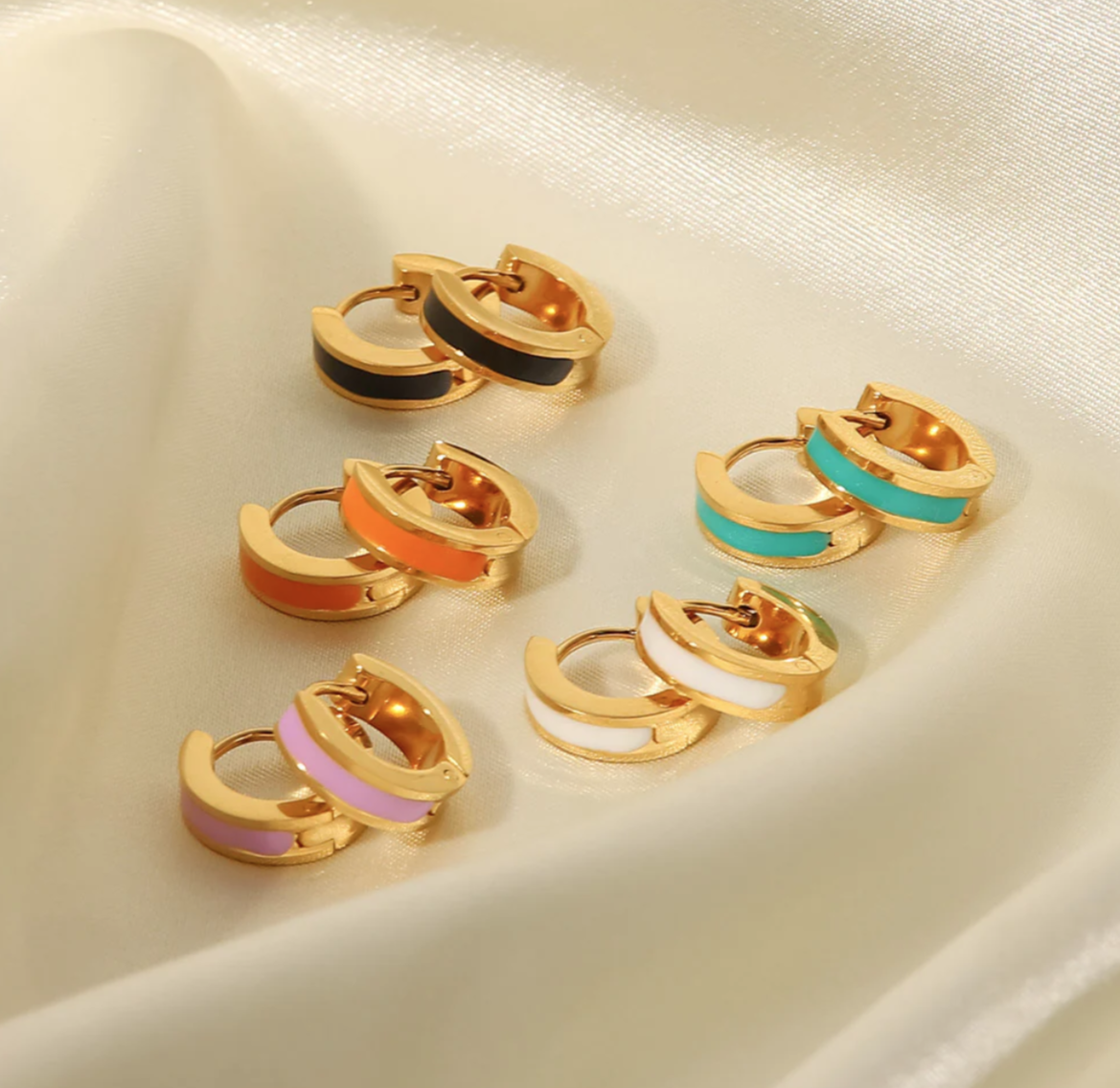 Color Pop Double Hoop Earrings