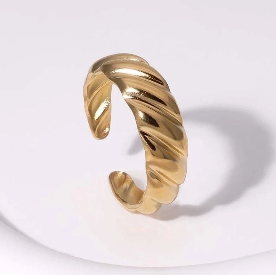Textured Open Ring