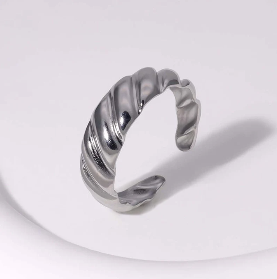 Textured Open Ring