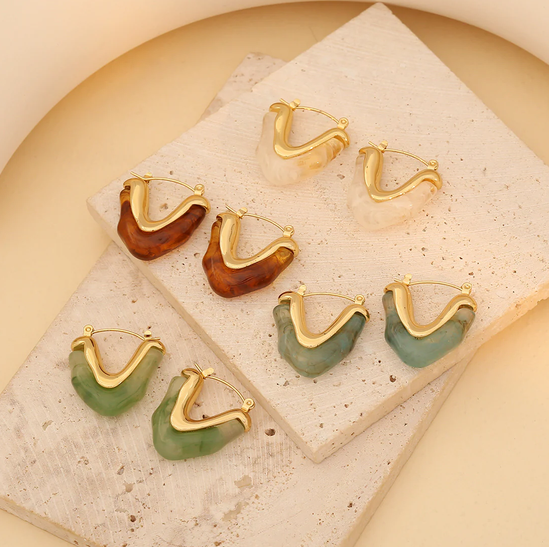 Earthy U-Shape Earrings