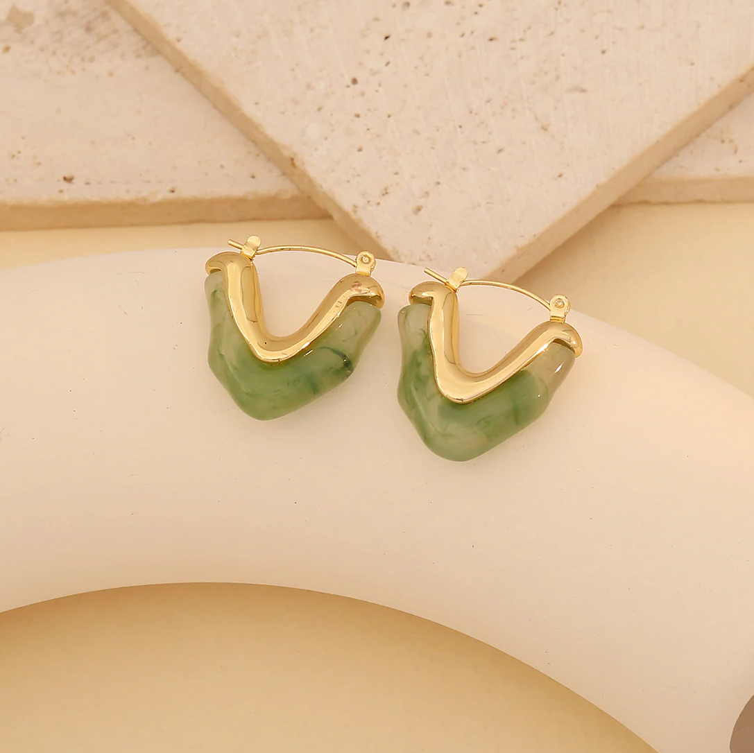 Earthy U-Shape Earrings