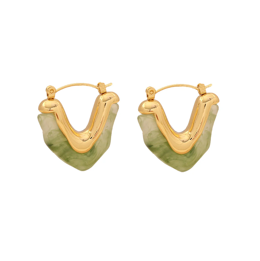 Earthy U-Shape Earrings