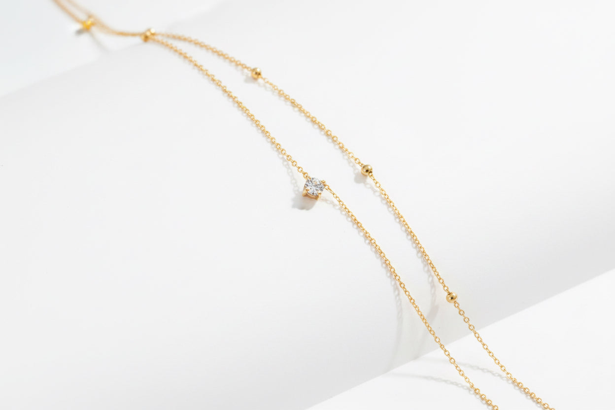 Stone Drop Necklace