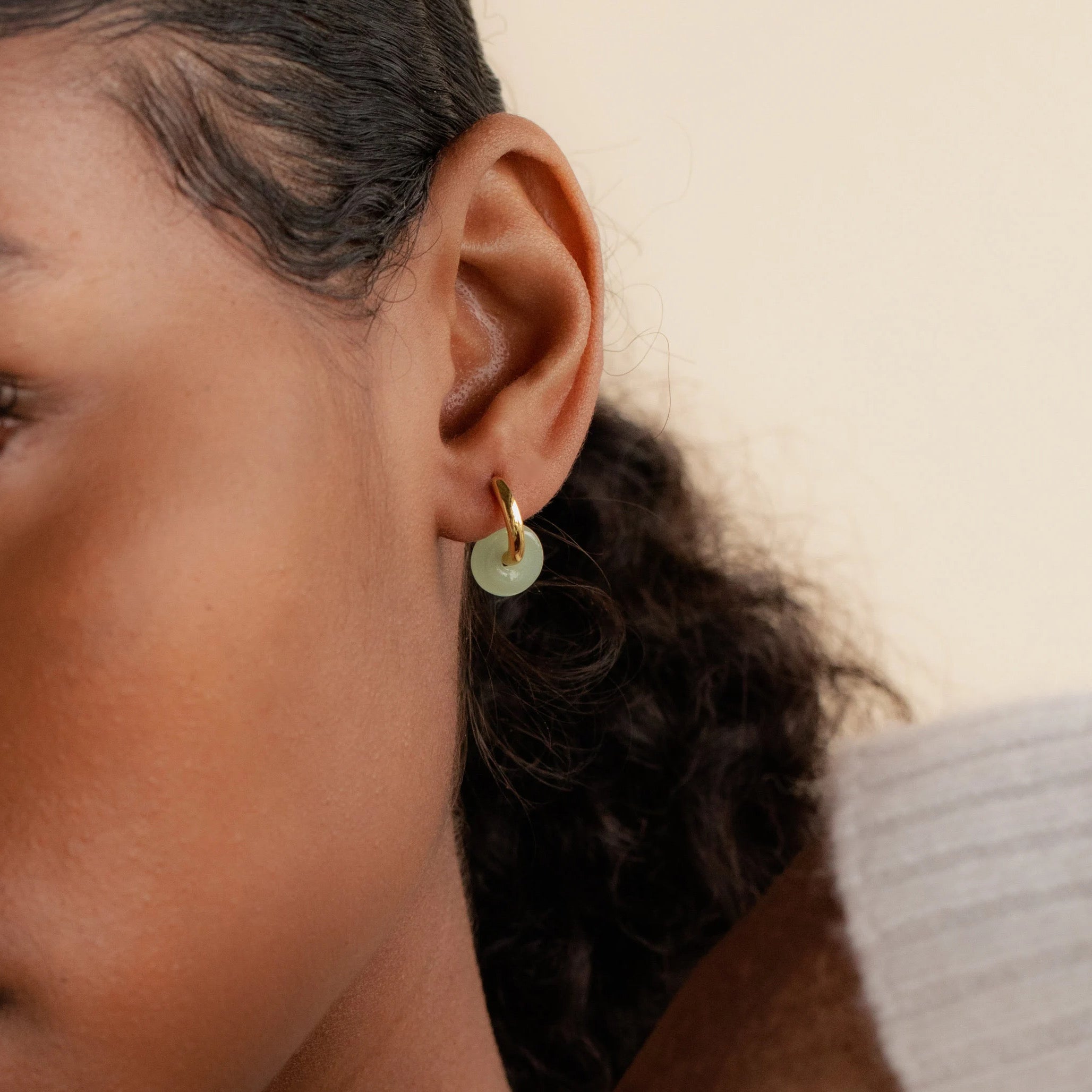 Jade Drop Hoops