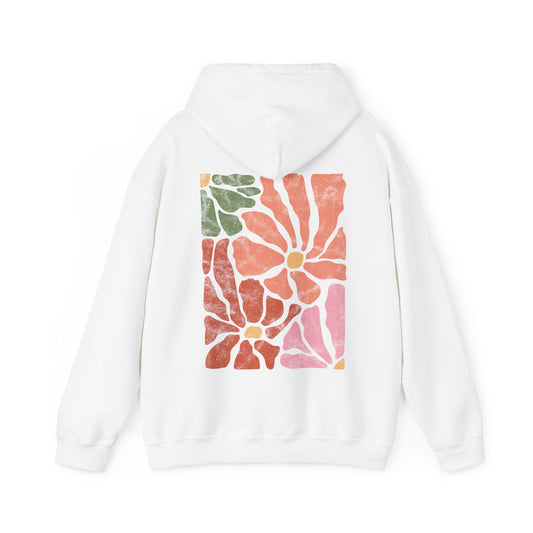 Boho Flowers Hoodie - Back Design Only