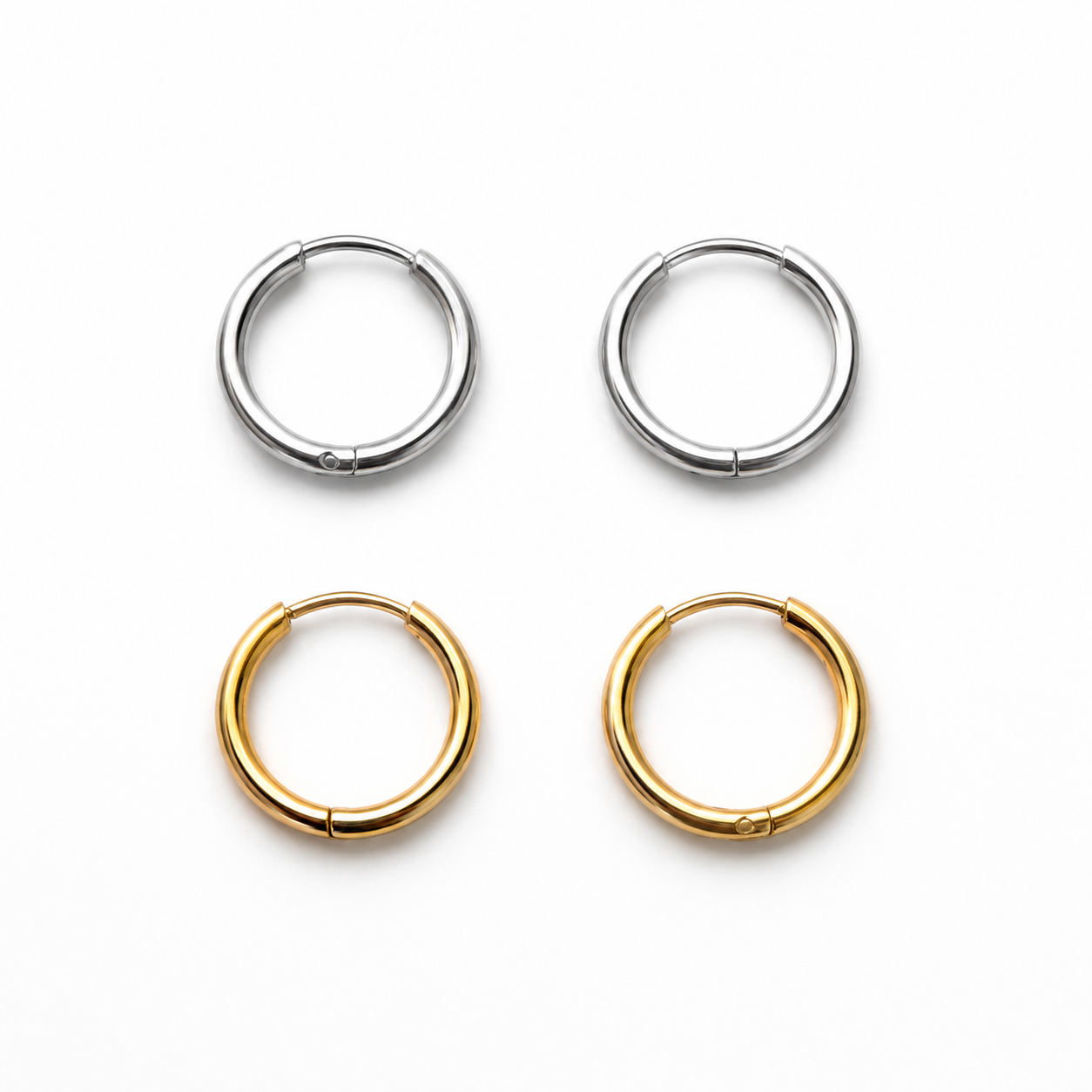 Micro Huggie Hoops