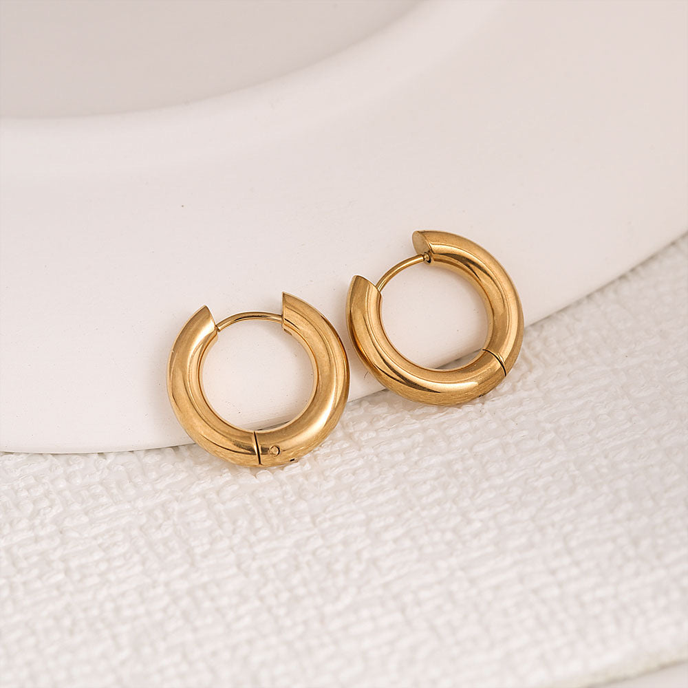 Thick Huggie Earrings