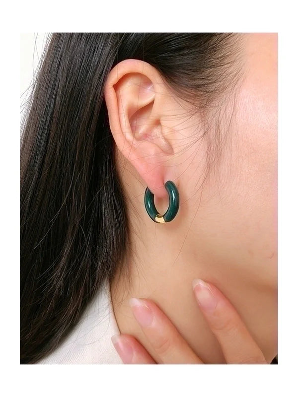 Color Pop Huggie Hoop Earrings