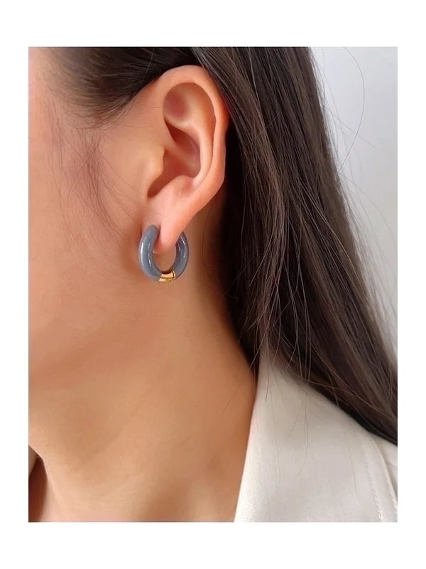 Color Pop Huggie Hoop Earrings