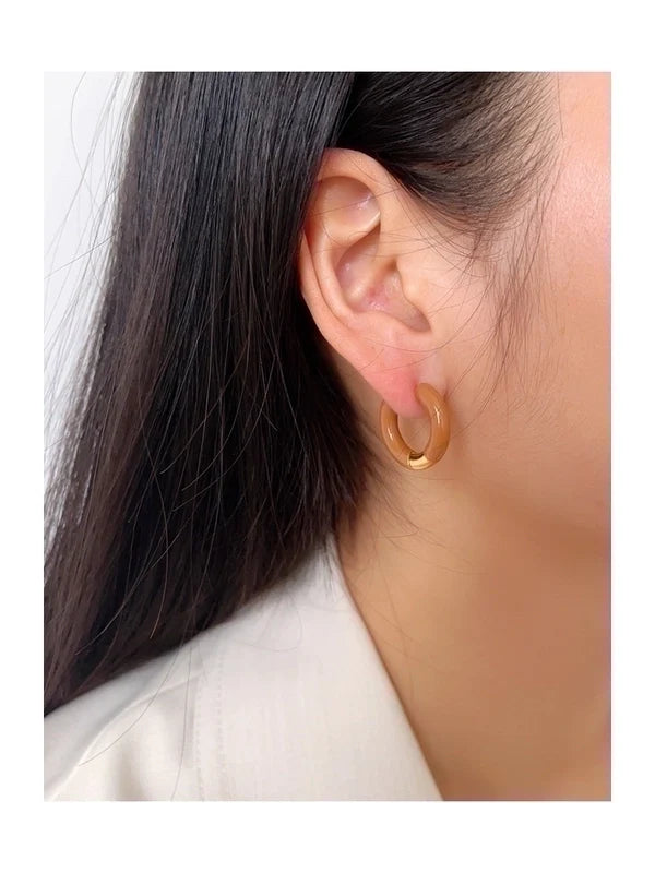 Color Pop Huggie Hoop Earrings