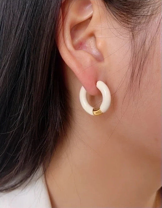 Color Pop Huggie Earrings