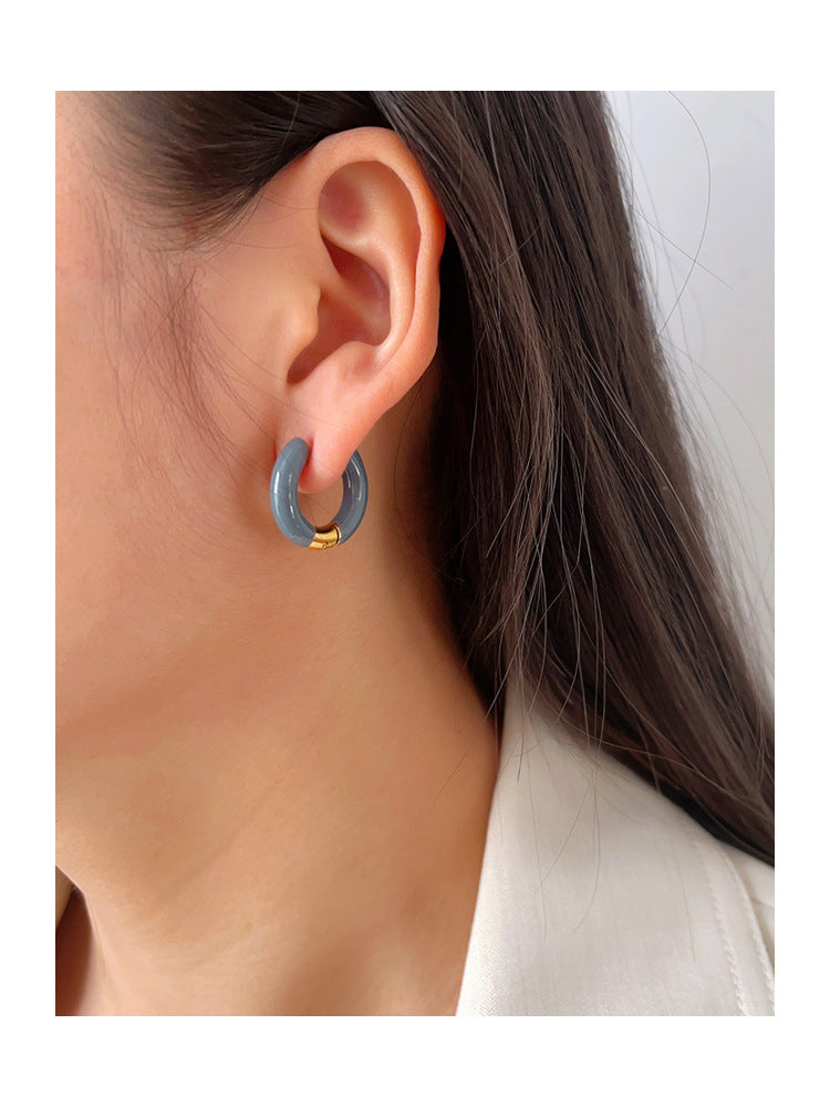 Color Pop Huggie Hoop Earrings