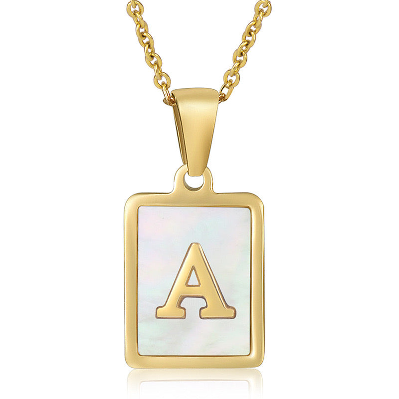 Initial Pendant Necklace