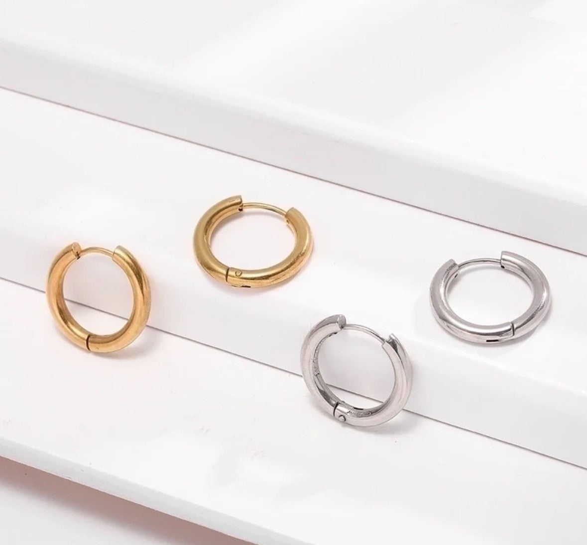 Minimalist Huggie Hoop Earrings