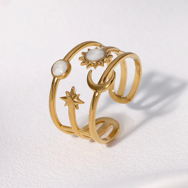 Sun Moon & Star Ring